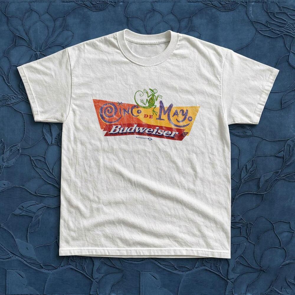 Gildan Budweiser Cinco De Mayo Style T-Shirt